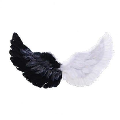 Angel Wings Colorful Feather Wings for Photography Props Cosplay Elastic Straps Kids Adult Wedding Halloween Christmas Birthday