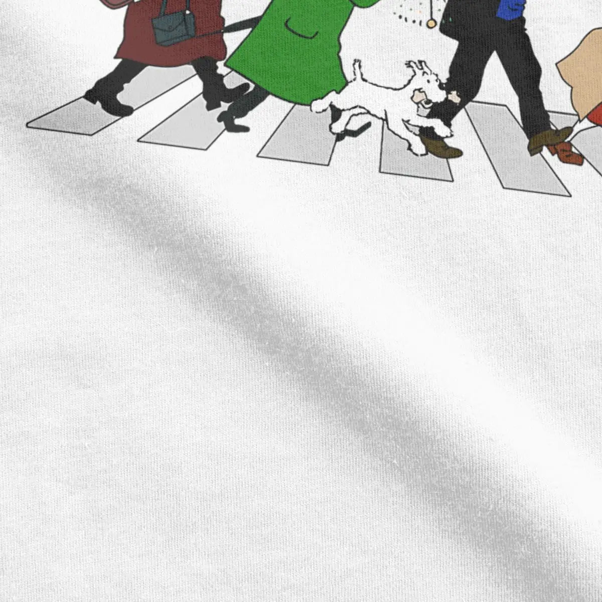 Captain Haddock Cartoon T-Shirt Men’s 100% Cotton Cool Short Sleeve Tee 6XL