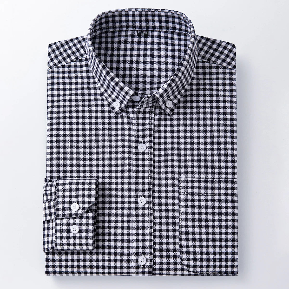 The new men's long-sleeved Oxford cotton shirt is casual trendy, comfortable, versatile and simple for spring, summer and autumn