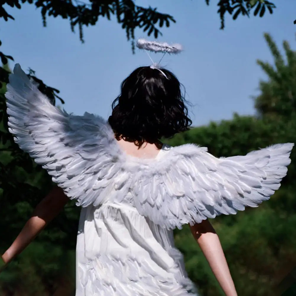 Angel Wings Colorful Feather Wings for Photography & Cosplay, Elastic Straps, Kids & Adults - New Zealand | Strylez Try-On App