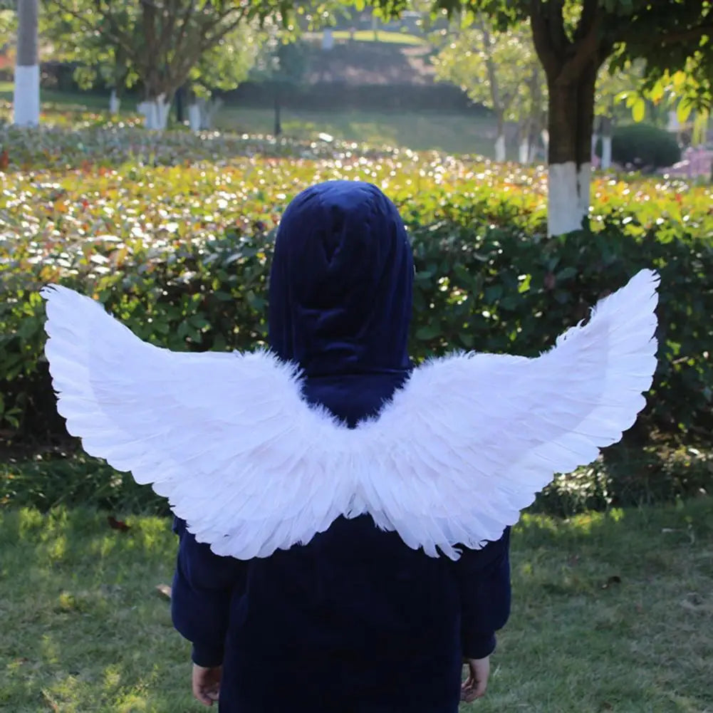 Angel Wings Colorful Feather Wings for Photography Props Cosplay Elastic Straps Kids Adult Wedding Halloween Christmas Birthday