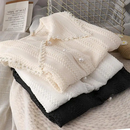 Shirts Women Peter Pan Collar Hollow Out Fashion Tender Sweet Solid Young French Style Elegant Ins Топ Женский New Arrival Chic