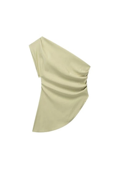 Discover the 2023 Asymmetric Off-Shoulder T-Shirt - Try it now in our virtual mirror