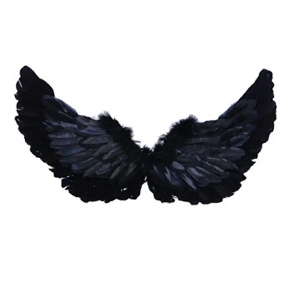 Angel Wings Colorful Feather Wings for Photography Props Cosplay Elastic Straps Kids Adult Wedding Halloween Christmas Birthday