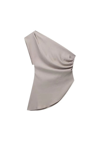 Discover the 2023 Asymmetric Off-Shoulder T-Shirt - Try it now in our virtual mirror