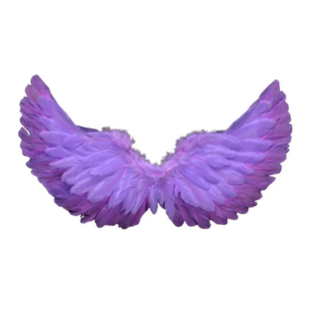 Angel Wings Colorful Feather Wings for Photography Props Cosplay Elastic Straps Kids Adult Wedding Halloween Christmas Birthday