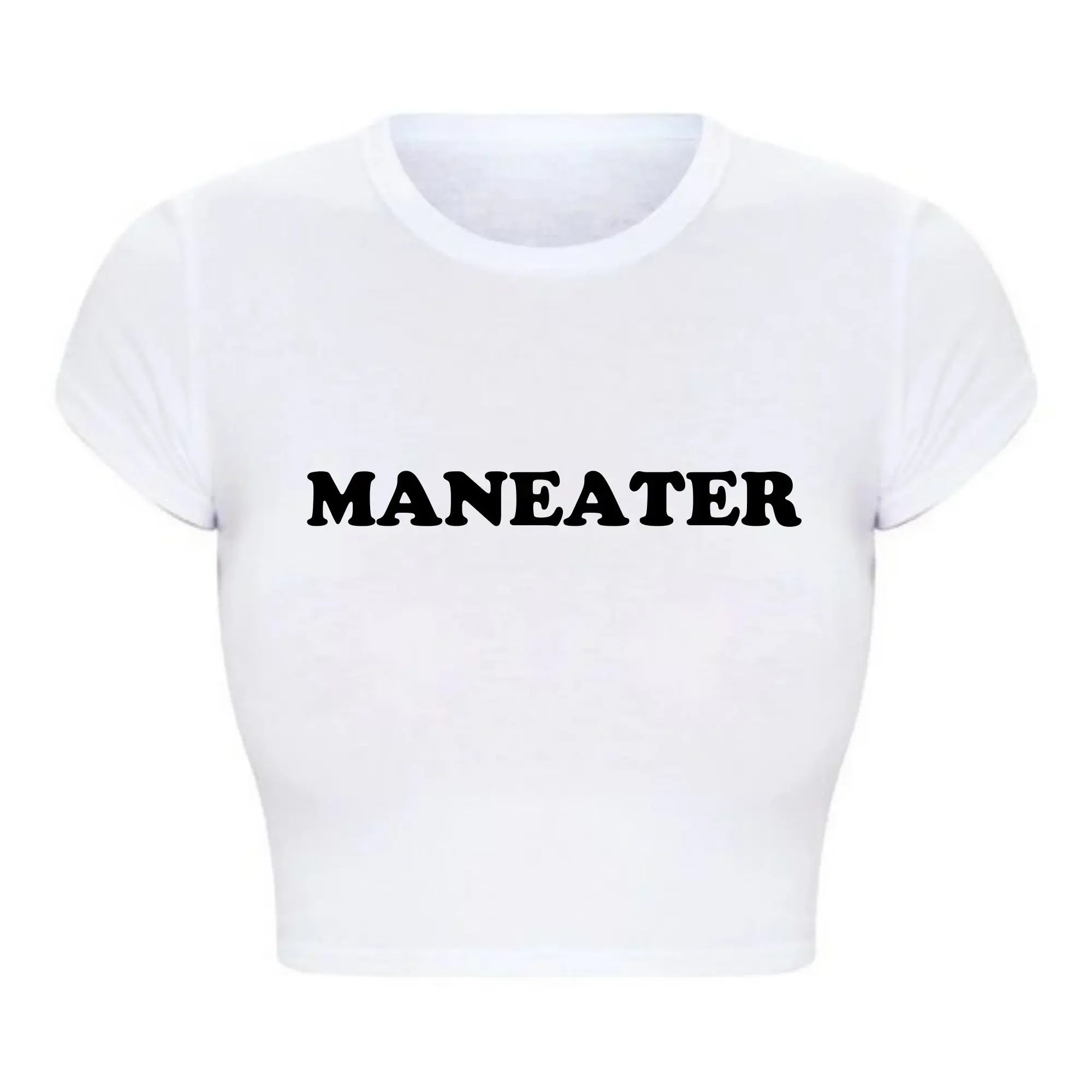 Maneater Vintage Crop Tee - Women's Crop Top | Strylez Virtual Try-On in New Zealand | Shop Online & Buy Confidently
