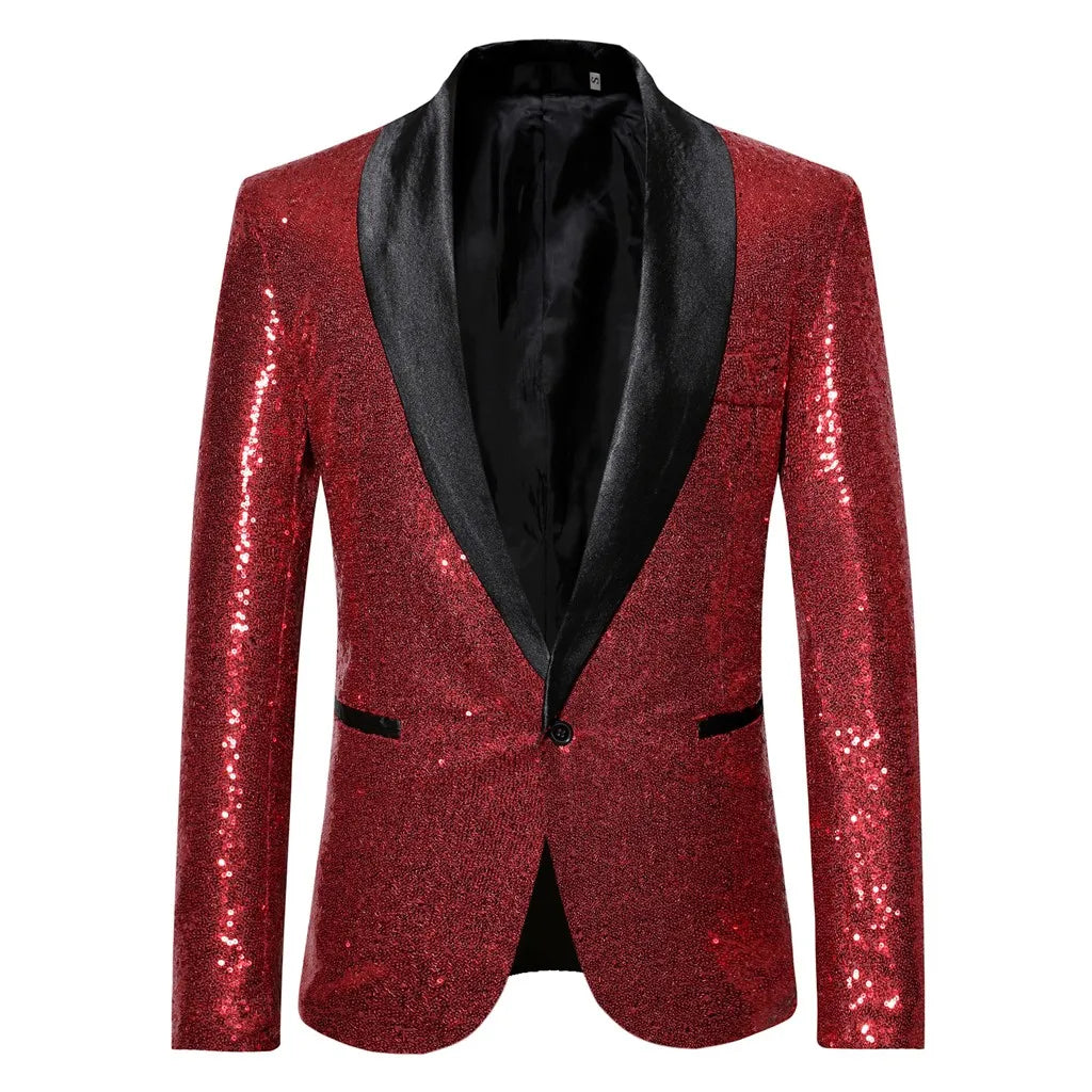 Sparkly Sequin Blazer for Men – Try On Virtually & Buy Confidently!