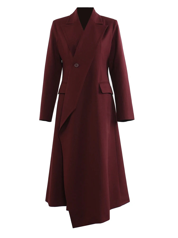 EAM Red Blazer - Women's Red Blazer Spring Fashion, Virtual Try-On with Strylez App (NZ)