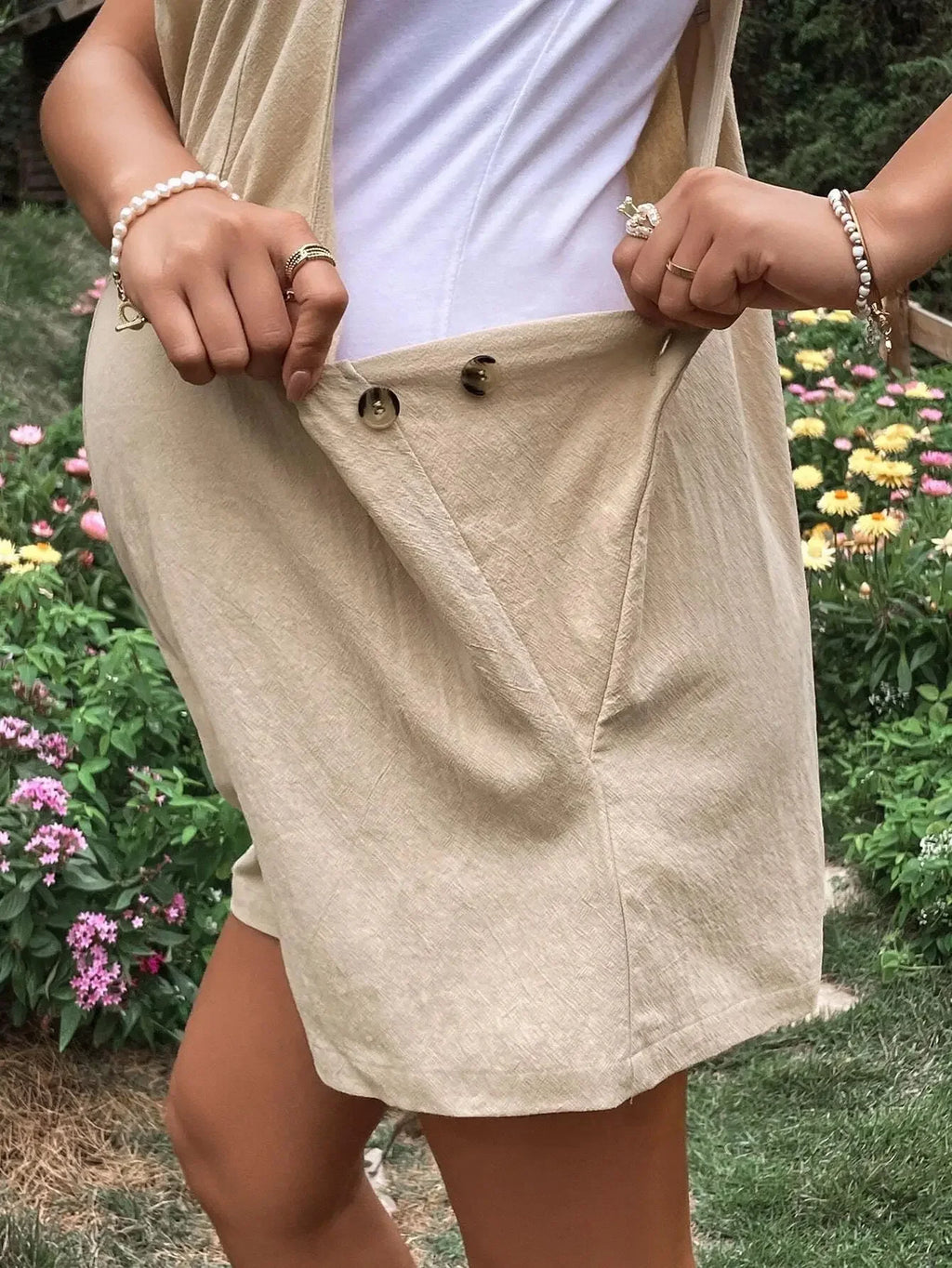 Maternity Jumpsuits Knee-length Plus Size Summer Fashion Pregnant Woman Rompers Solid Color Pregnancy Overalls Cotton Clothes