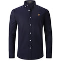 New Pure Cotton Oxford Shirt for Men - Slim Fit, Solid No Pocket, Casual & Dress, NZ | Strylez Virtual Try-On