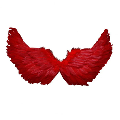 Angel Wings Colorful Feather Wings for Photography Props Cosplay Elastic Straps Kids Adult Wedding Halloween Christmas Birthday