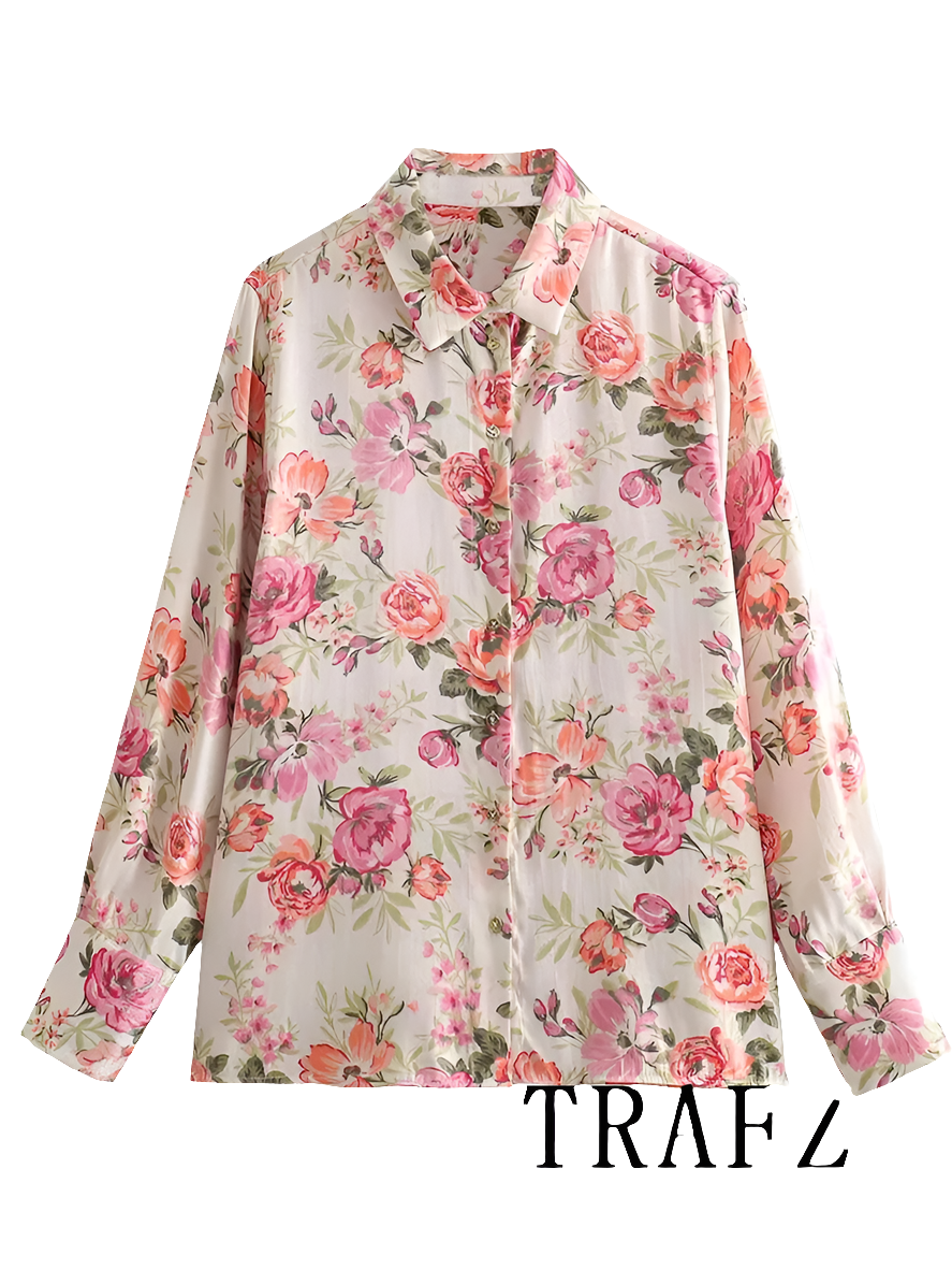 TRAFZA Vintage Blouse – Virtual Try-On with Strylez App (New Zealand) | Online Women's Vintage Top