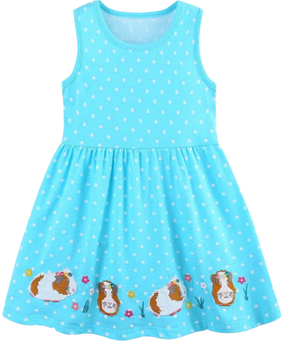 Summer Princess Dresses with Cute Embroidery -Try Virtually,  Buy Confidently!