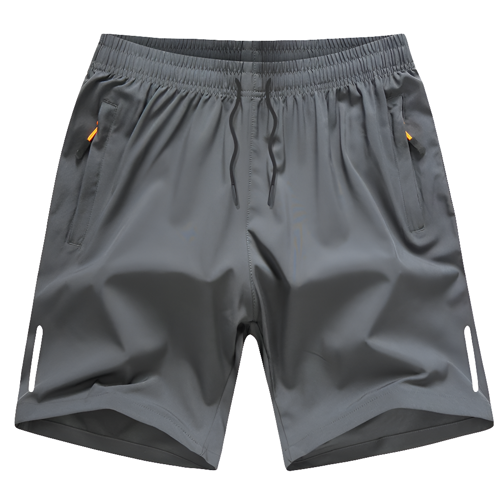 Men’s Quick-Dry Summer Board Shorts with Zipper Pockets – Perfect for Gym, Beach & Running