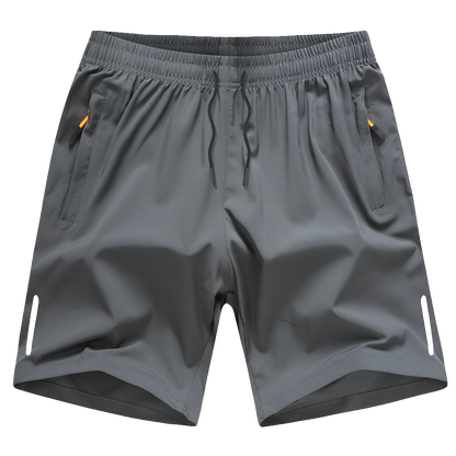 Men’s Quick-Dry Summer Board Shorts with Zipper Pockets – Perfect for Gym, Beach & Running