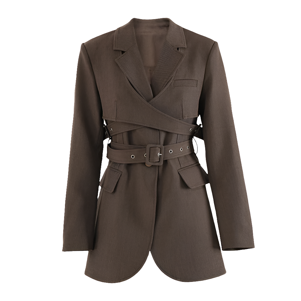 Try On the 2025 BZVW Blazer Virtually – Stylish, Belted, and Perfect for Autumn!