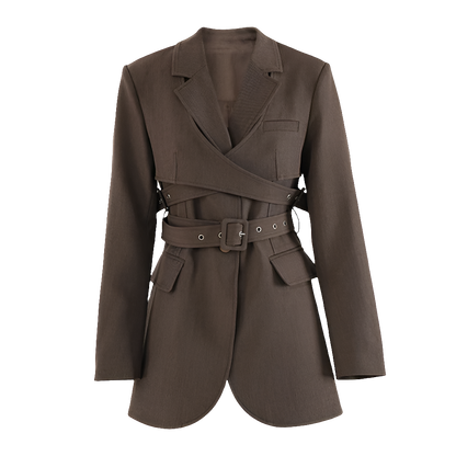 Try On the 2025 BZVW Blazer Virtually – Stylish, Belted, and Perfect for Autumn!
