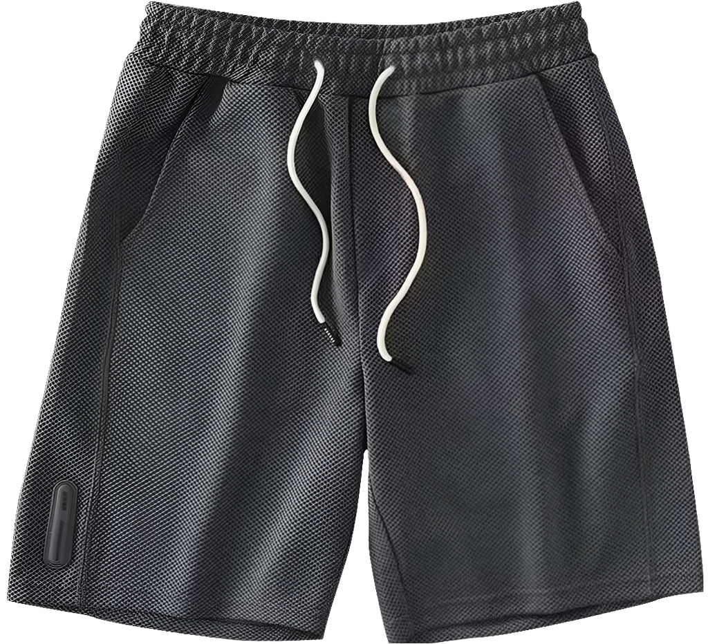 Men's Breathable Waffle Shorts - Cool Summer Casual Wear for New Zealand | Strylez Virtual Try-On