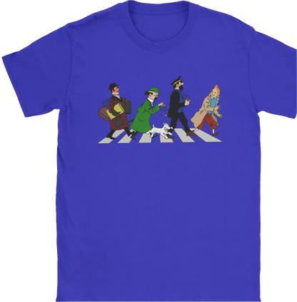 Captain Haddock Cartoon Tee for Men – Cool 100% Cotton Short Sleeve T-Shirt, Sizes up to 6XL