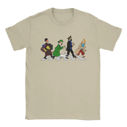 Captain Haddock Cartoon Men’s 100% Cotton Cool Short Sleeve T-Shirt 6XL