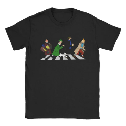 Captain Haddock Cartoon Men’s 100% Cotton Cool Round Neck Tee 6XL