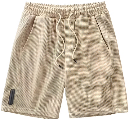 Men’s Breathable Waffle Shorts – Cool, Casual, Loose Fit for Summer Fun
