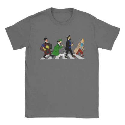 Captain Haddock Men’s Cartoon Cotton T-Shirt, Round Neck, Short Sleeve, Sizes to 6XL