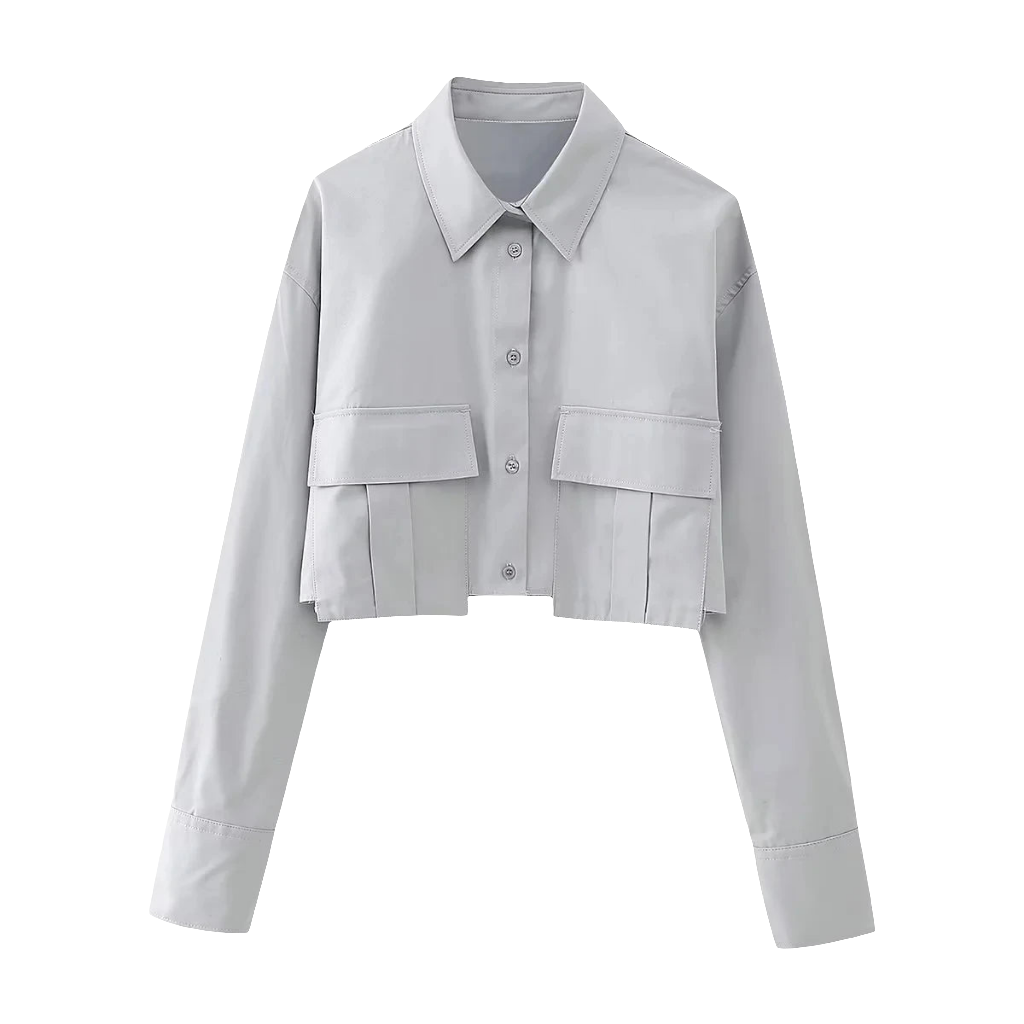 Grey Windbreaker Shirt - Strylez Virtual Try-On App (NZ) | Lightweight Jacket, Online Fashion NZ