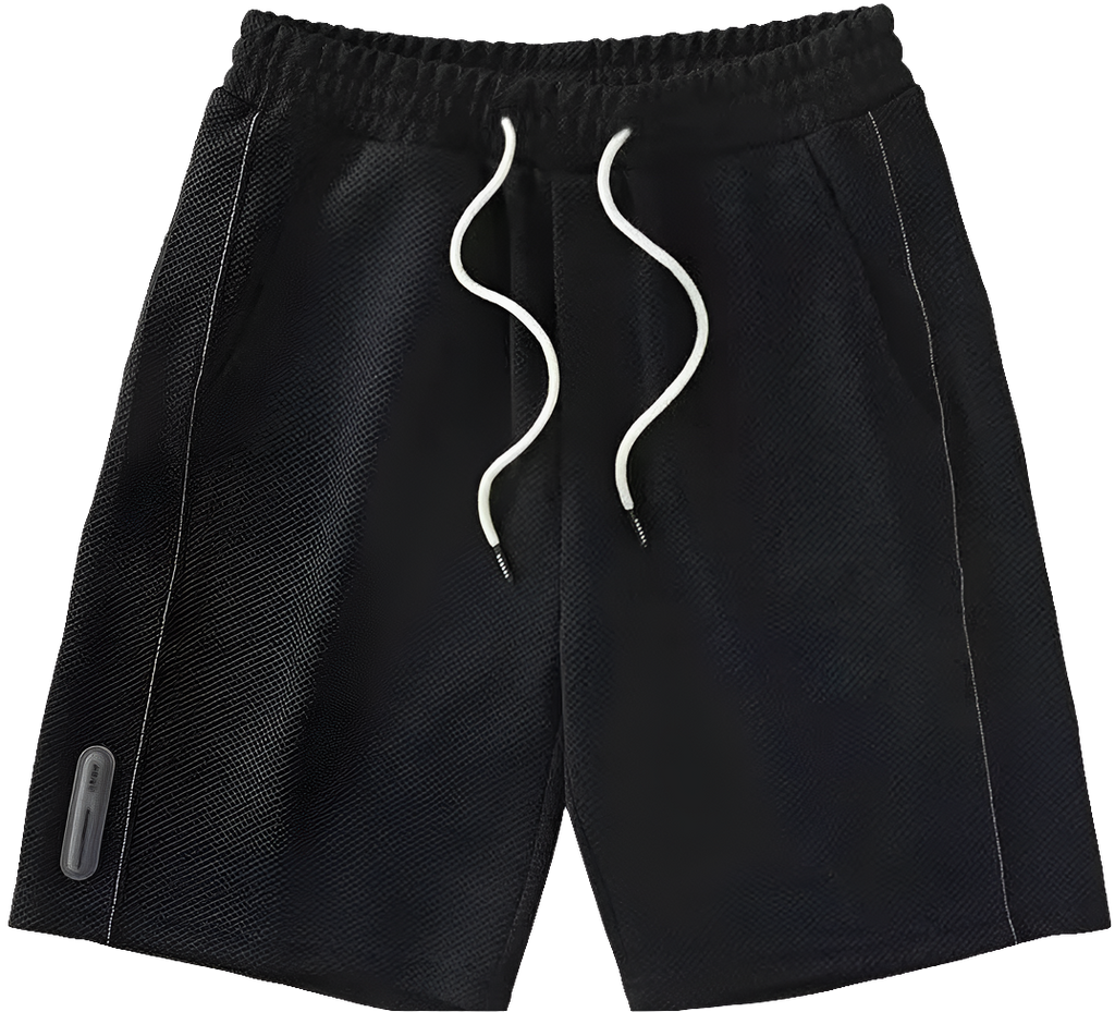 Men's Breathable Waffle Fabric Shorts - Loose Summer Casual, New Zealand | Strylez Virtual Try-On