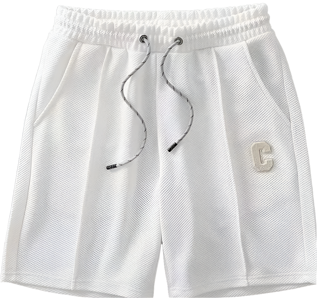 Men's Breathable Waffle Shorts - Cool, Loose Summer Fit, New Zealand | Strylez App Virtual Try-On