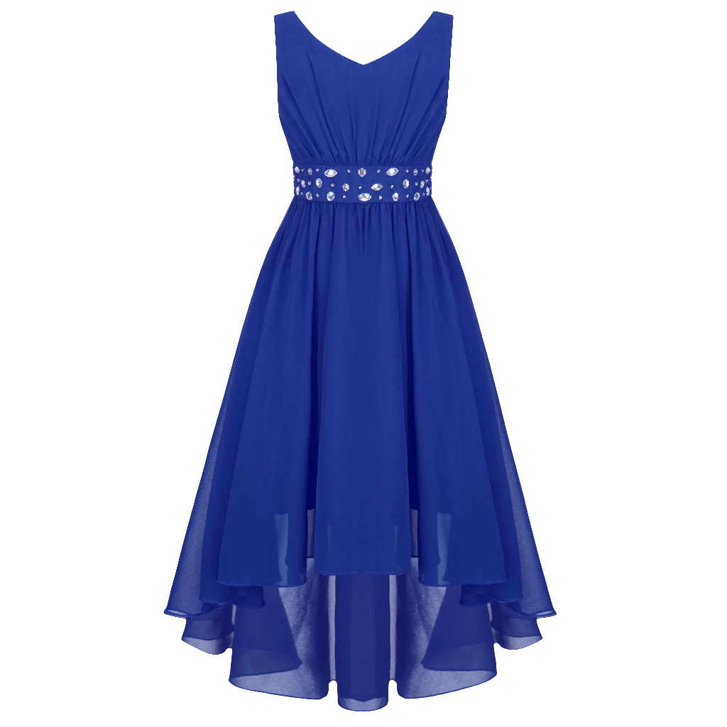 Shiny Beaded Party Dress for Girls – Virtual Try-On with Strylez App | New Zealand (NZ)