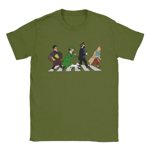 Captain Haddock Cartoon T‑Shirt Men's 100% Cotton Round Neck Short Sleeve Tee 6XL – New Zealand | Strylez Virtual Try-On