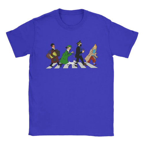 Captain Haddock Cartoon Tee - 100% Cotton Short Sleeve T-Shirt, Sizes up to 6XL | New Zealand | Strylez Virtual Try-On