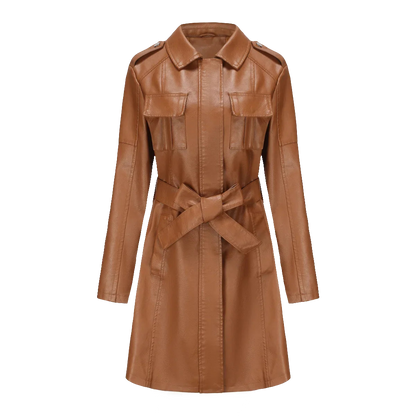 Find Your Perfect Faux Leather Trench—Try It On Virtually and See Your Style Shine!